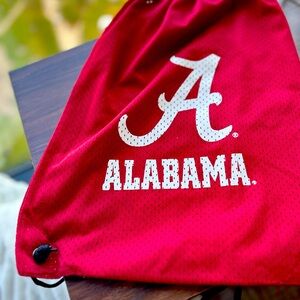 University of Alabama Drawstring Bag (made from athletic jersey material)